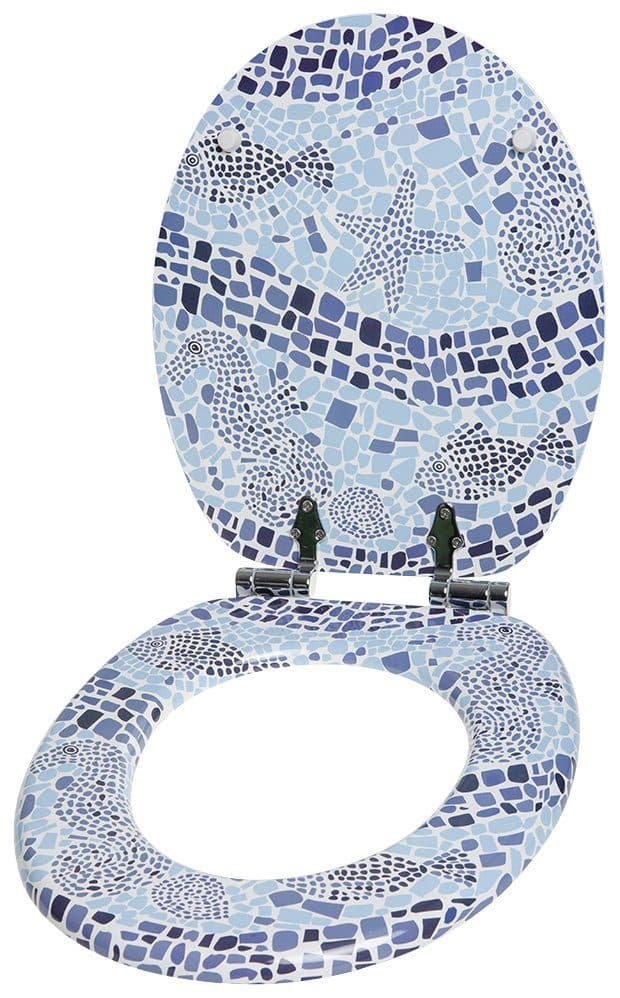 Sanilo WC-Sitz Mosaic World | Blau