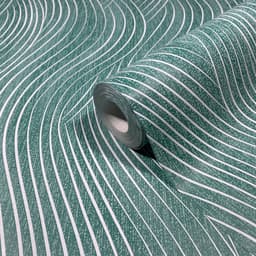 Marburg Vliestapete Wavy Stripes | Grün