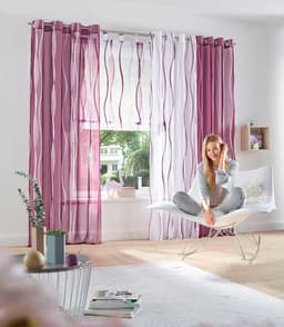 OTTO home Gardine Dimona | Mehrfarbig