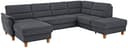 Home affaire Wohnlandschaft Palmera U-Form | Grau 2