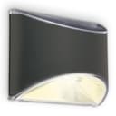 Briloner Leuchten LED Wand-Solarleuchte | Schwarz