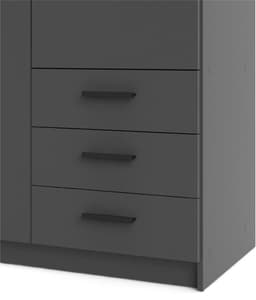 INOSIGN Kleiderschrank Sprint Drehtürenschrank | Schwarz