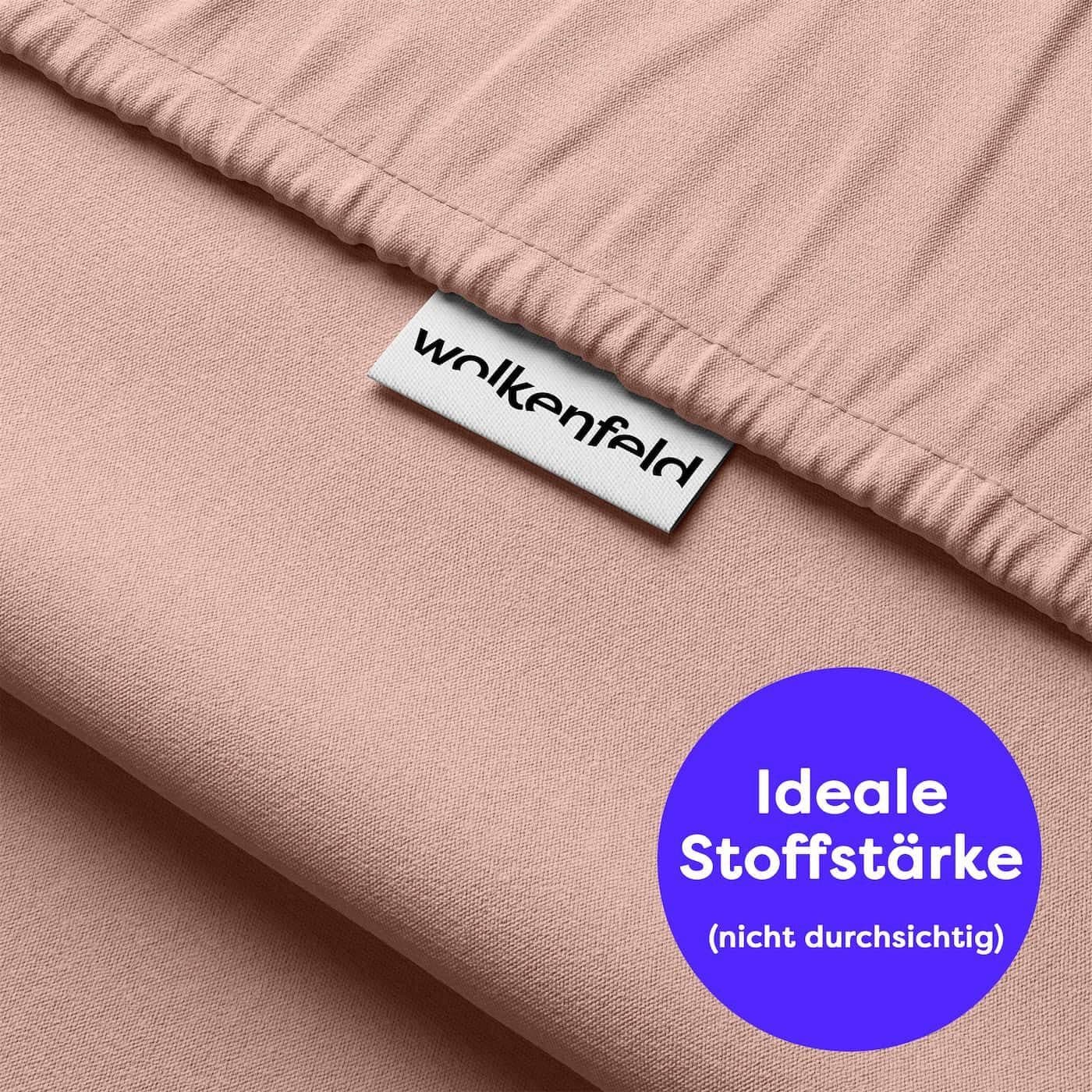 Wolkenfeld Kissenbezug Mikrofaser | Rosa
