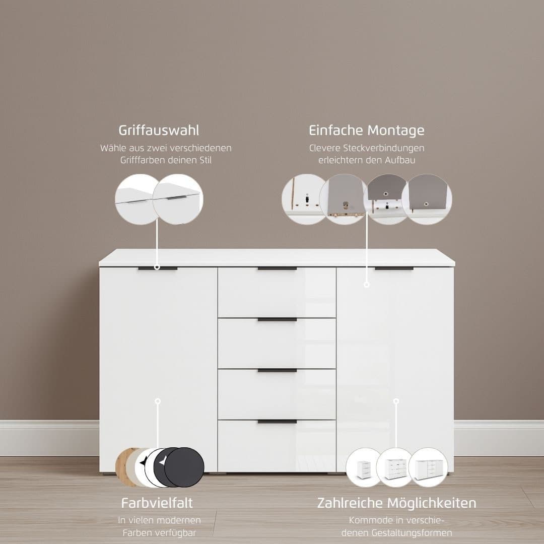OTTO home Kombikommode AGORDO | Weiß