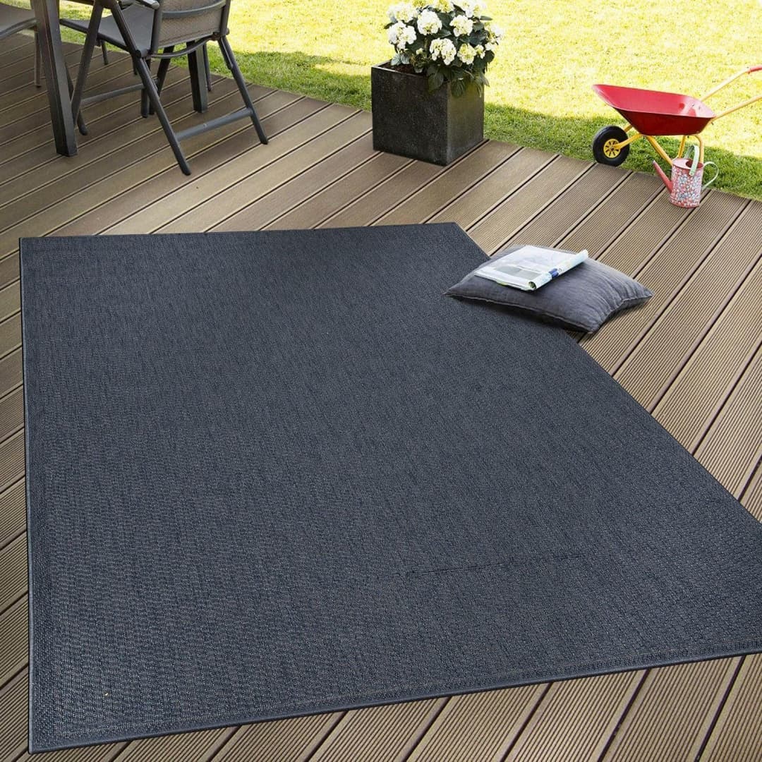 Paco Home Teppich Timber 125 | Blau