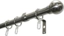 GARDINIA Gardinenstange Set Kugel | Silber 2
