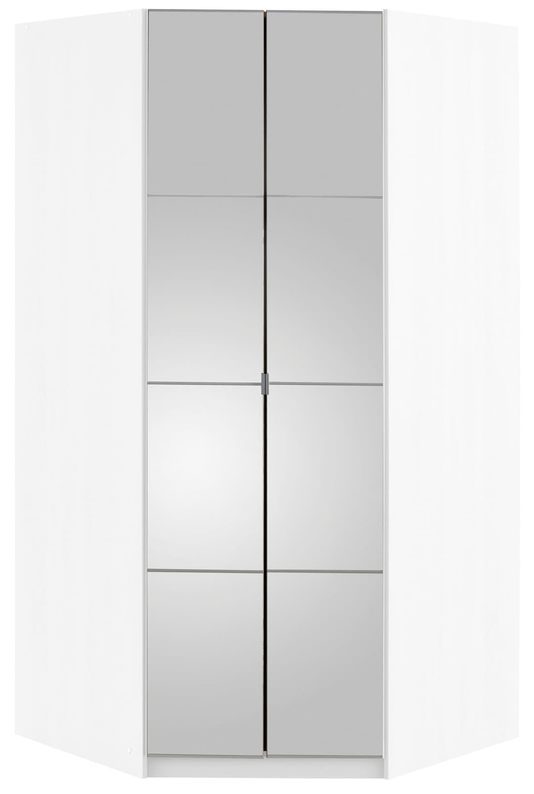 priess Eckkleiderschrank Malaga | Weiß