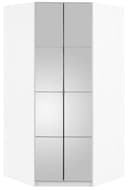 priess Eckkleiderschrank Malaga | Weiß 2