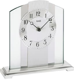 AMS Tischuhr T1120 | Silber