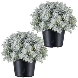 Kunstpflanze Eukalyptus | Weiß