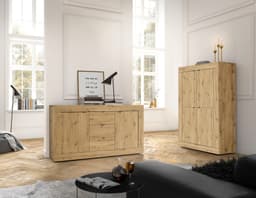 Home affaire Highboard Basic | Holztöne