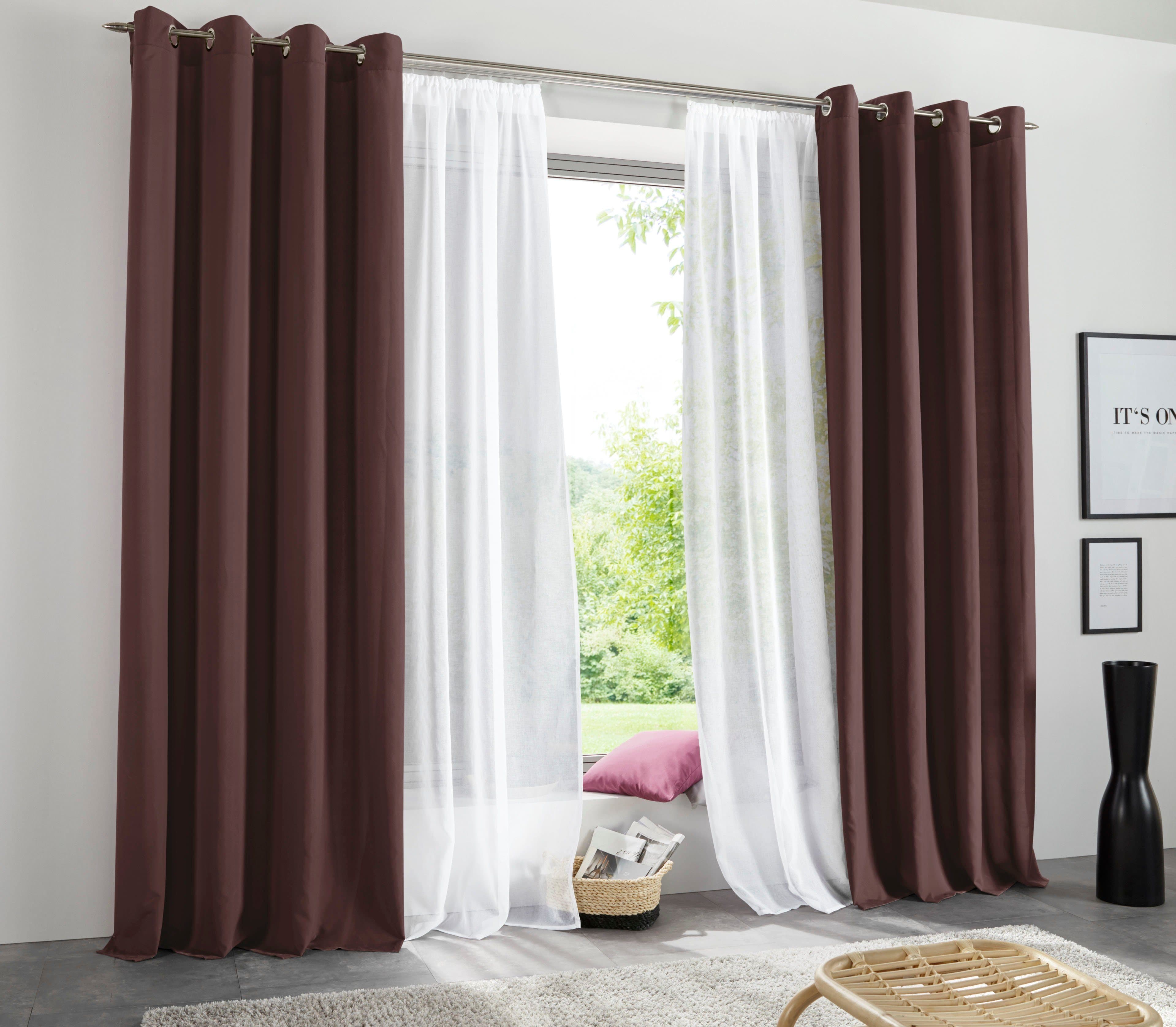 OTTO home Vorhang Raja | Braun