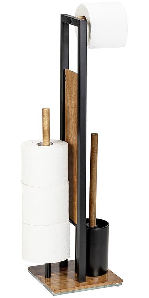 WENKO WC-Garnitur Rivalta Acacia | Holztöne