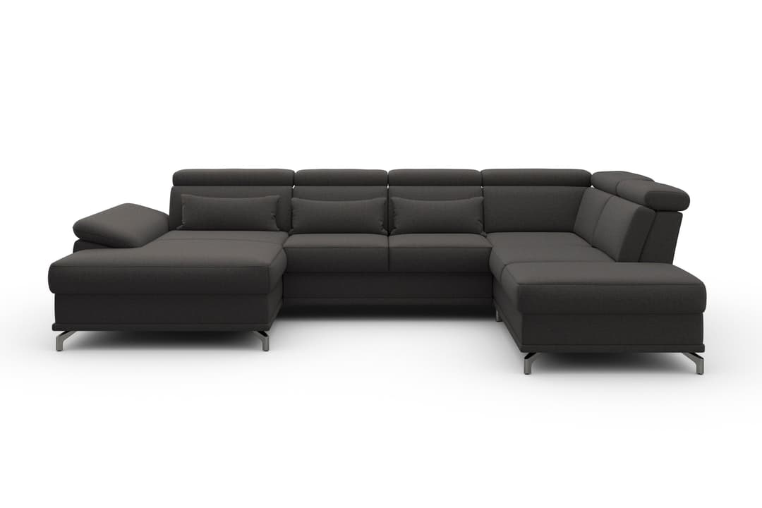 sit&more Wohnlandschaft Cabrio U-Form | Braun