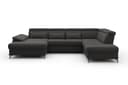 sit&more Wohnlandschaft Cabrio U-Form | Braun 2