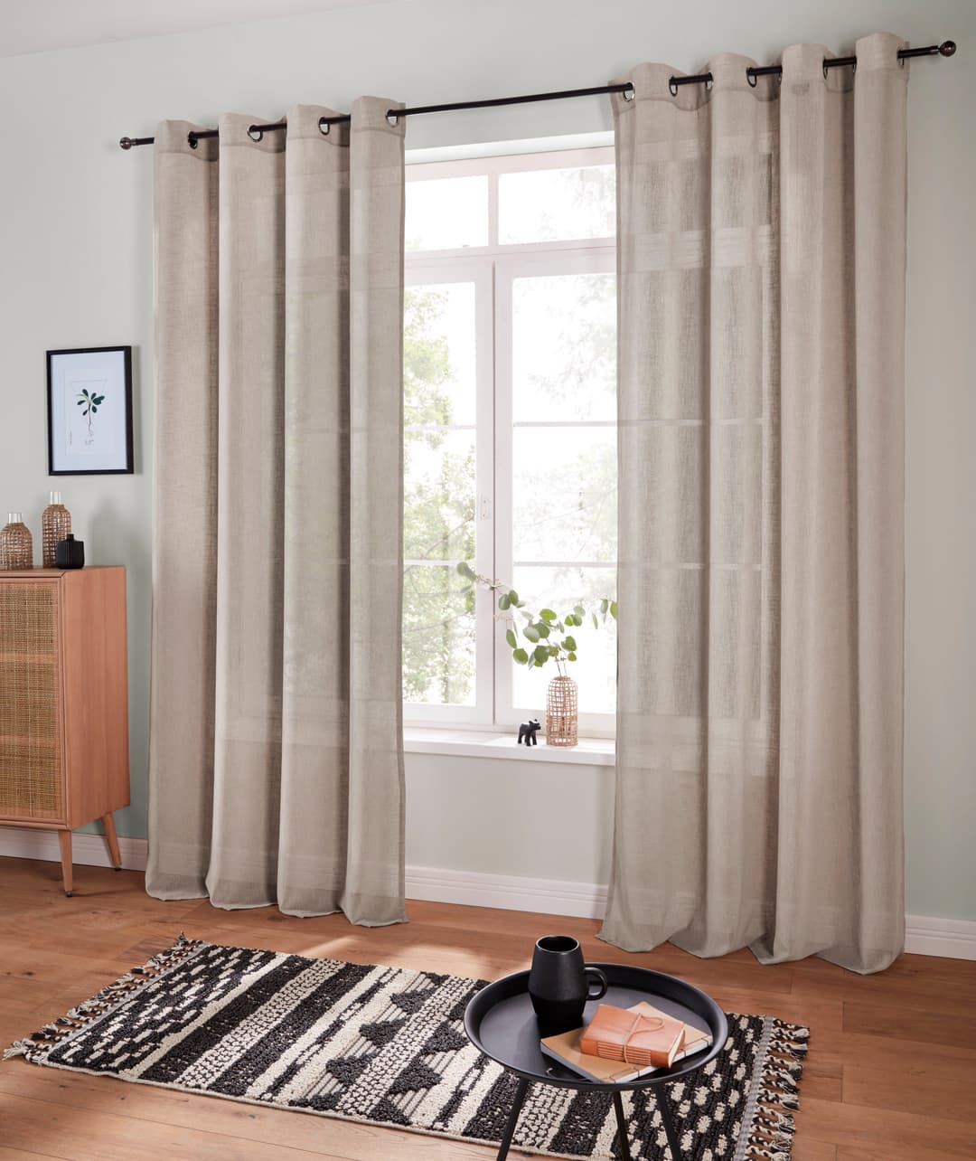 OTTO home Gardine Fiete | Beige