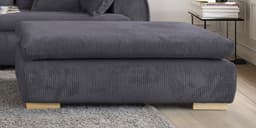 Home affaire Polsterhocker Katja | Grau
