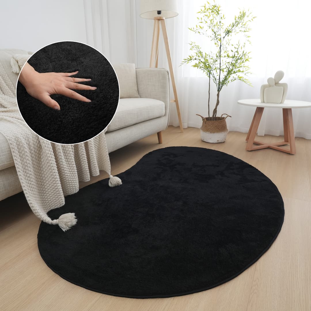 OTTO home Teppich Cali Bean | Schwarz