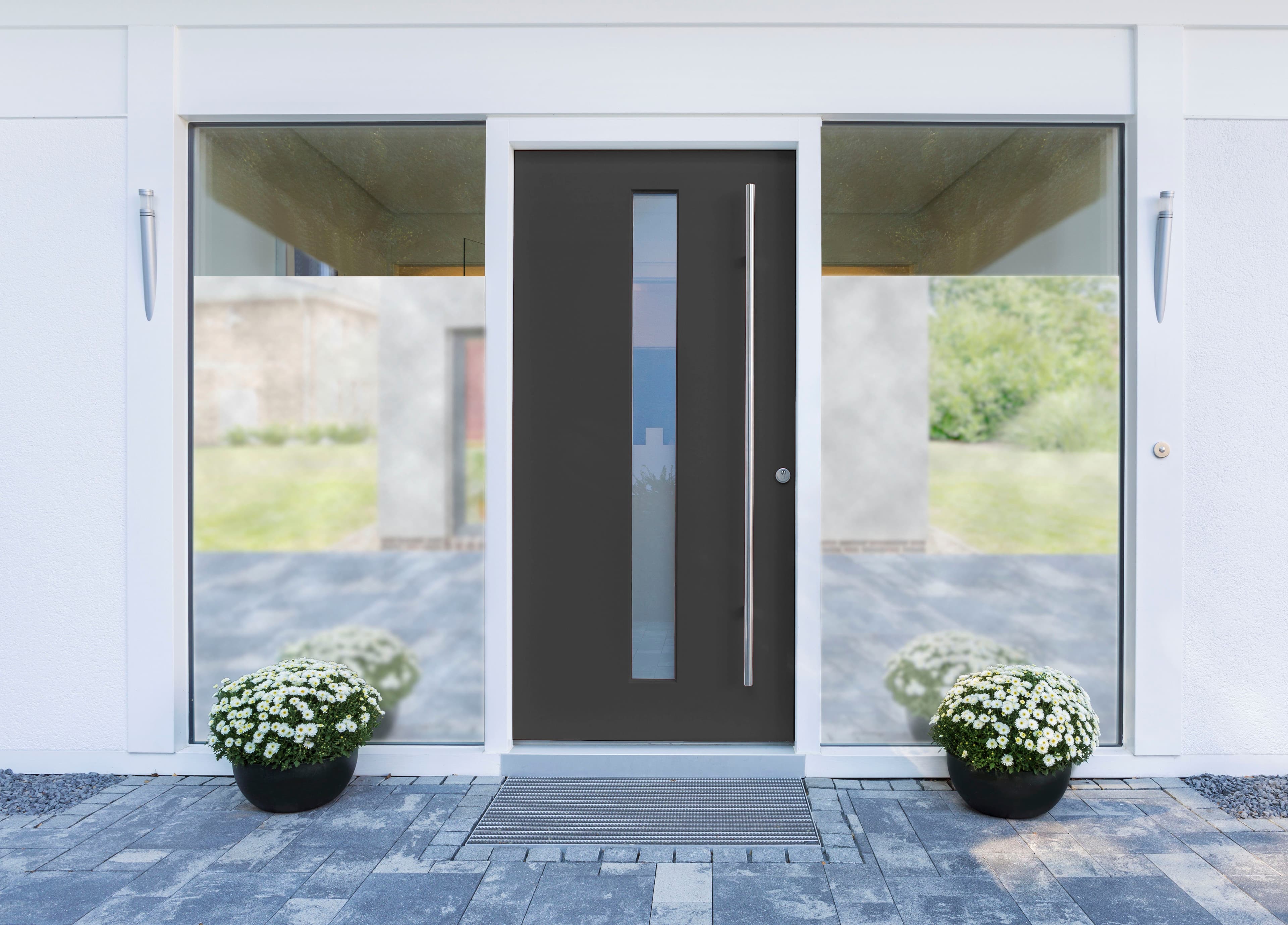 GARDINIA Fensterfolie Statische UV-Folie | Silber