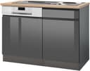KOCHSTATION Spülenschrank KS-Virginia | Grau