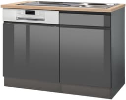 KOCHSTATION Spülenschrank KS-Virginia | Grau