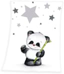 Babydecke Fynn Panda | Weiß