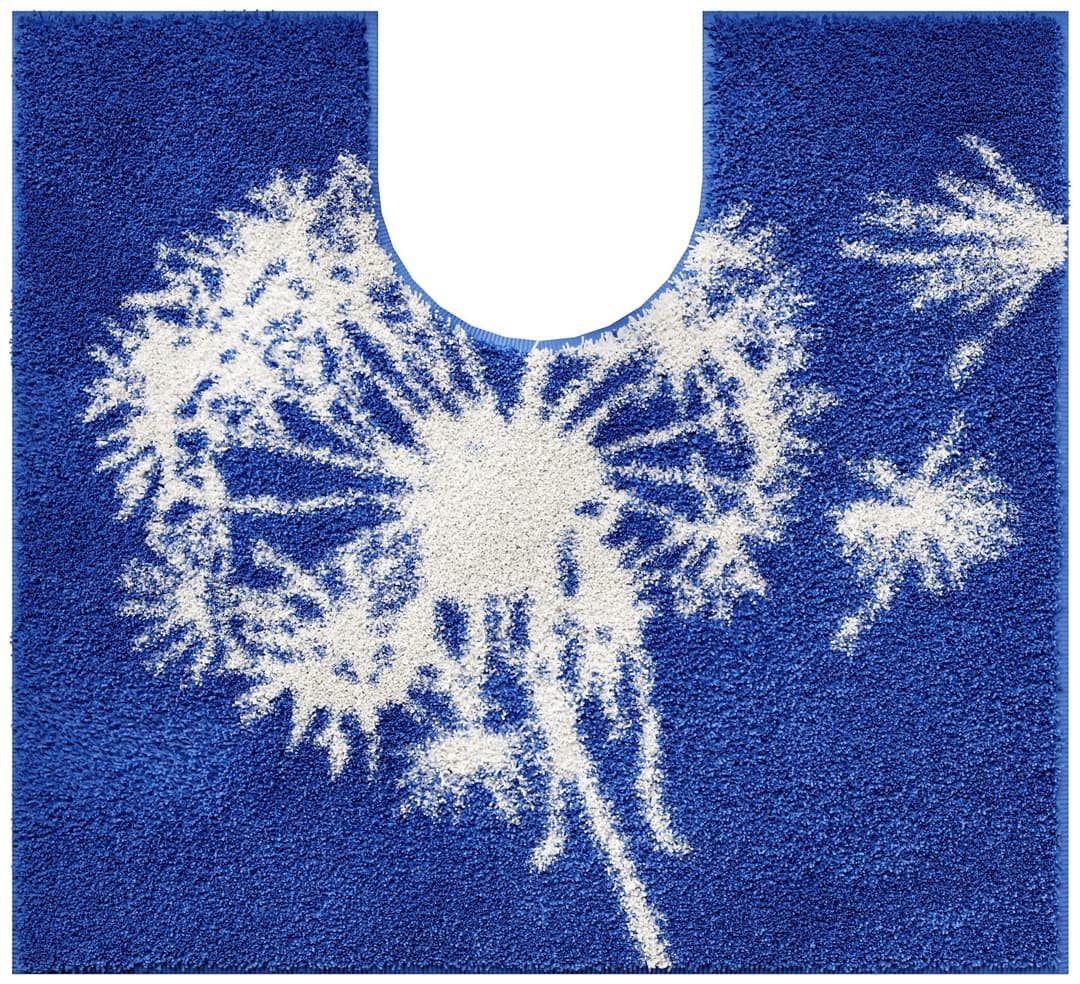 Grund Badematte Pusteblume | Blau