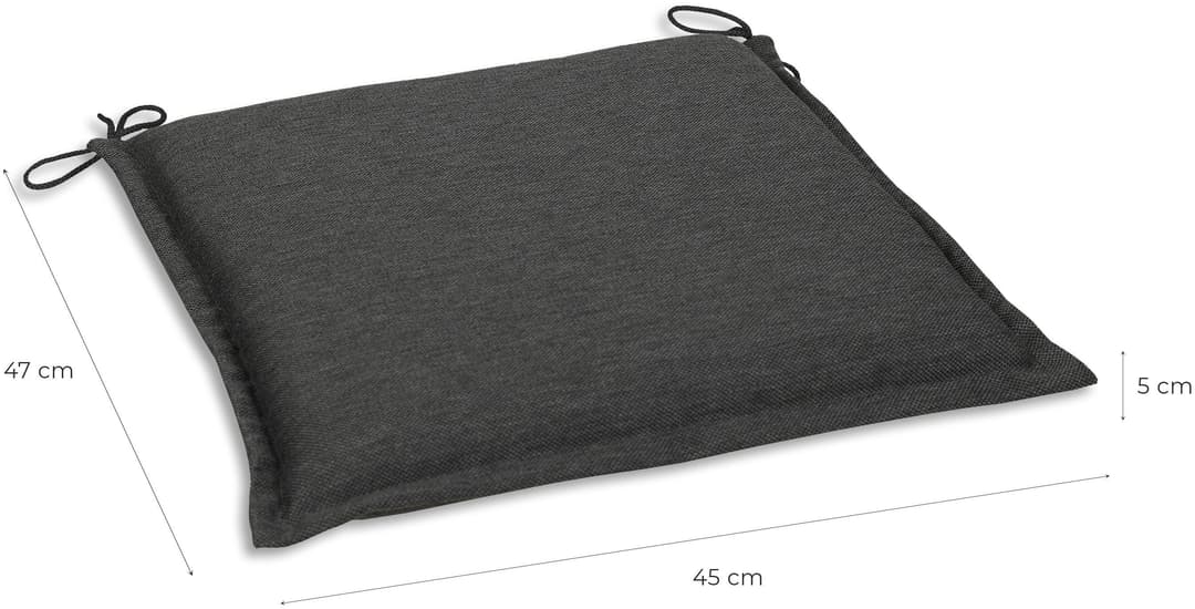 GO-DE Sitzkissen Dora | Grau