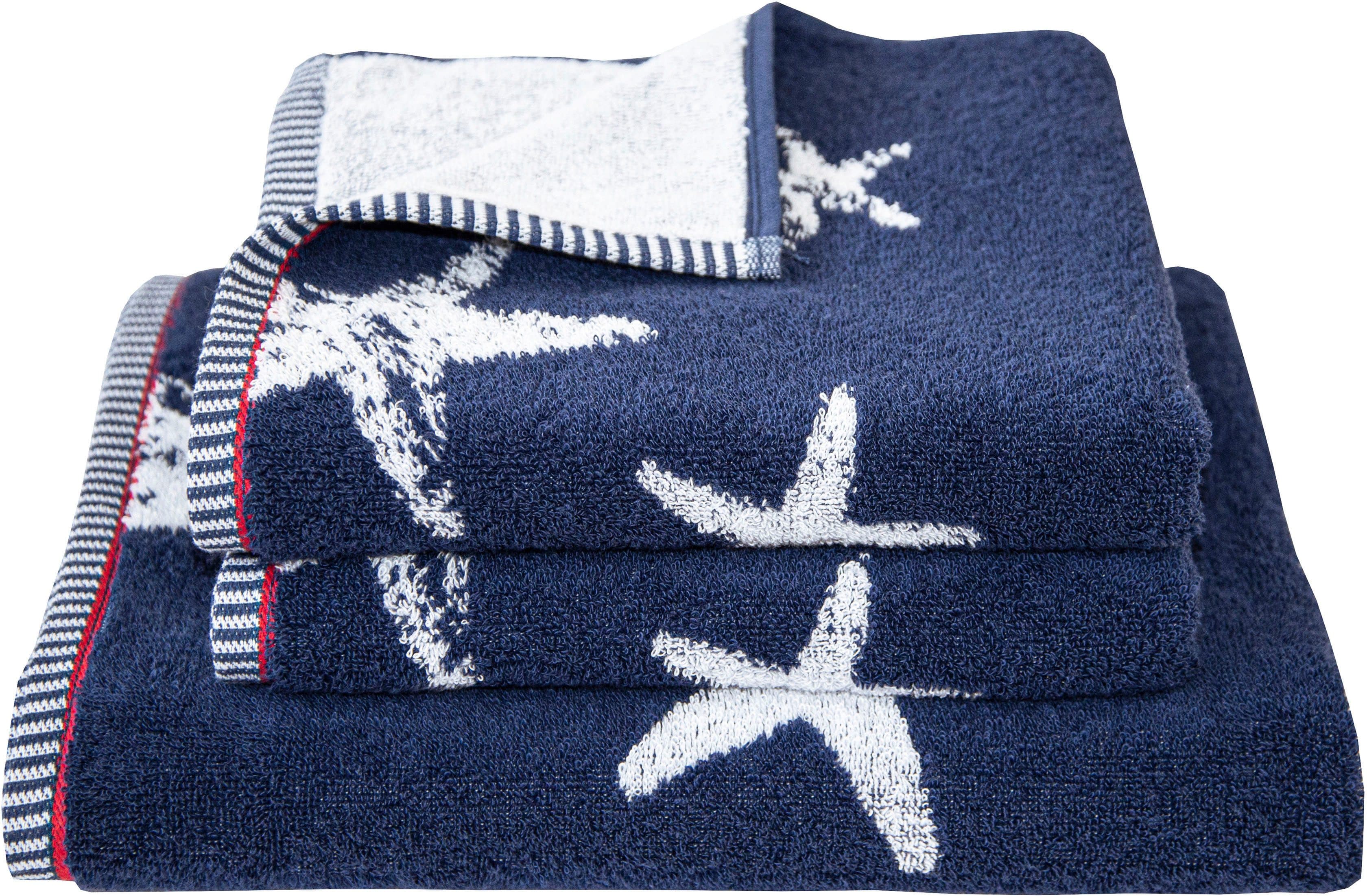 Dyckhoff Handtuch Set Maritim | Blau