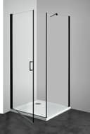 welltime Eckdusche Florenz Black | Schwarz 2