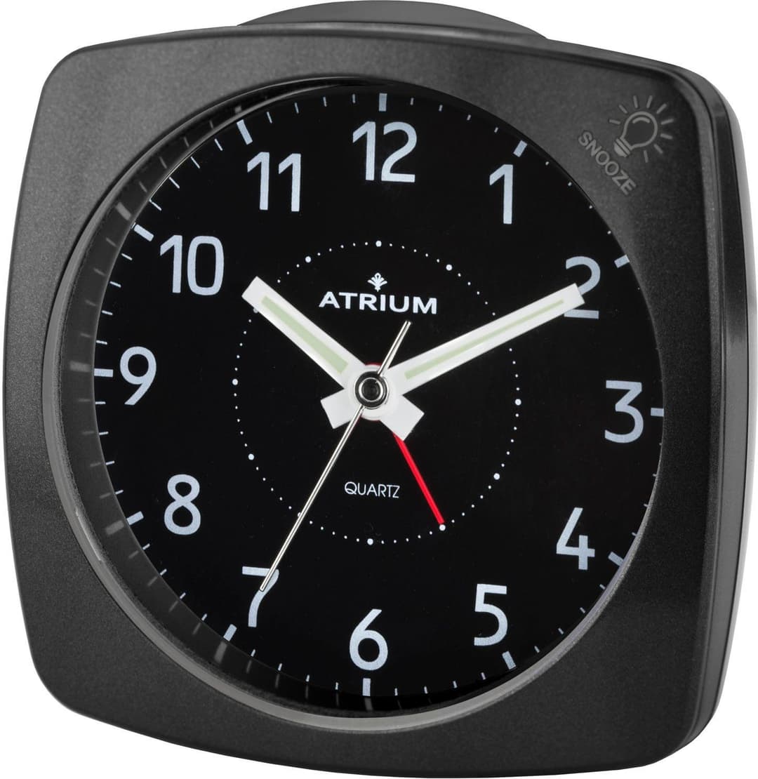 Atrium Quarzwecker A251-7 | Schwarz