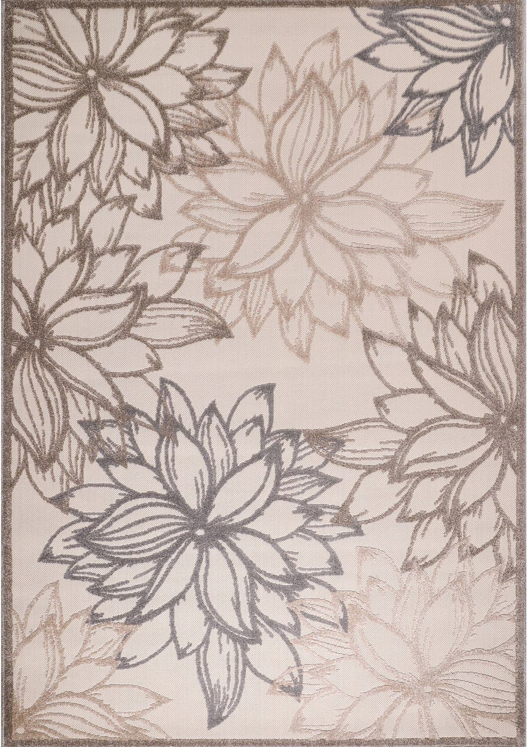 Sanat Teppich Floral 2 Outdoor | Beige