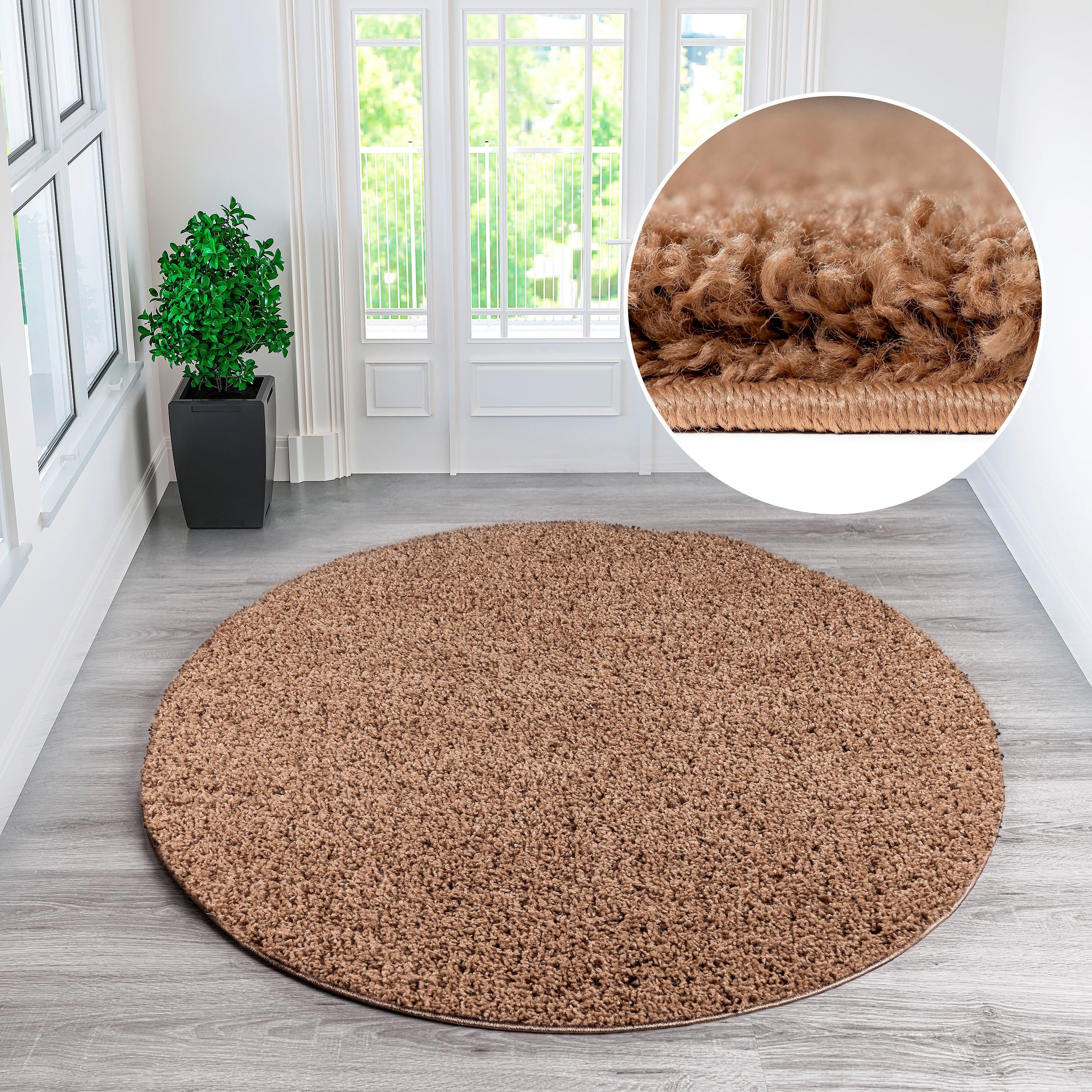 OTTO home Teppich Viva rund | Braun
