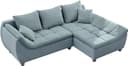 Jockenhöfer Gruppe Ecksofa Genua | Blau 2
