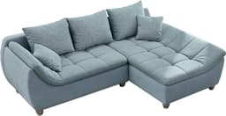 Jockenhöfer Gruppe Ecksofa Genua | Blau