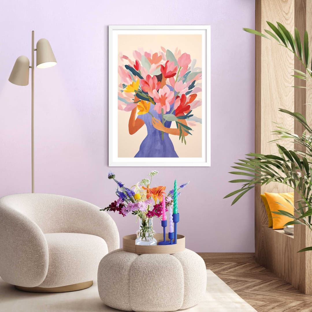 Reinders! Kunstdruck Spring Girl | Mehrfarbig