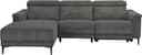 OTTO home Ecksofa LUND Cord | Grau