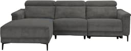 OTTO home Ecksofa LUND Cord | Grau