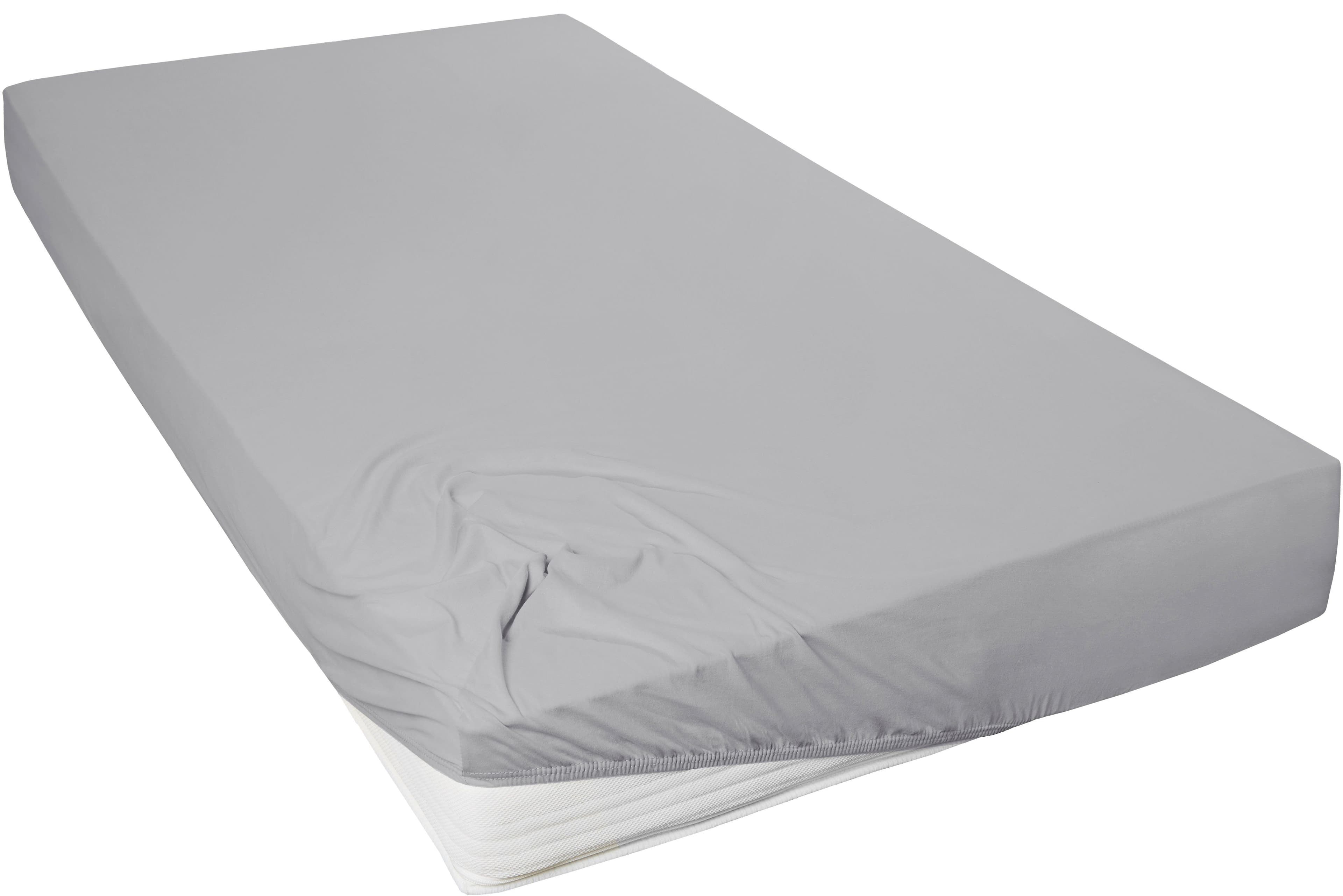 Primera Mako-Feinjersey Spannbettlaken | Grau