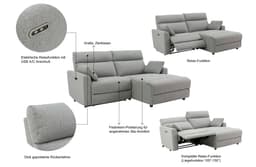 OTTO home Ecksofa JENNA L-Form | Beige