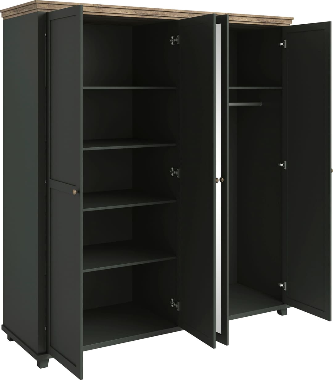 Home affaire Kleiderschrank Evora | Grün
