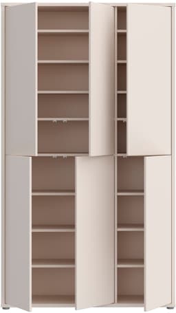 FORTE Schuhschrank Alice Springs | Beige