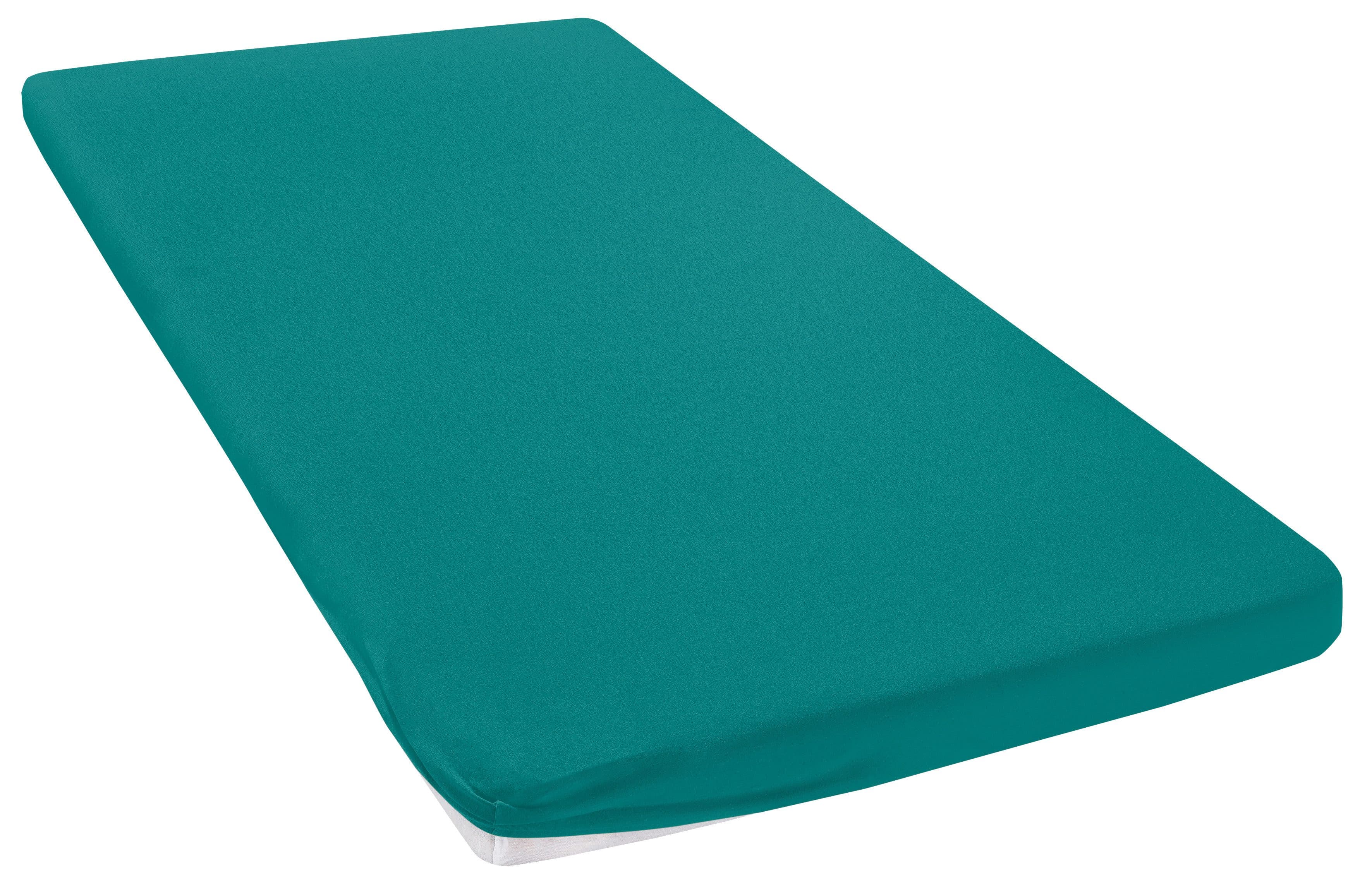 OTTO home Spannbettlaken Topper Basic | Türkis