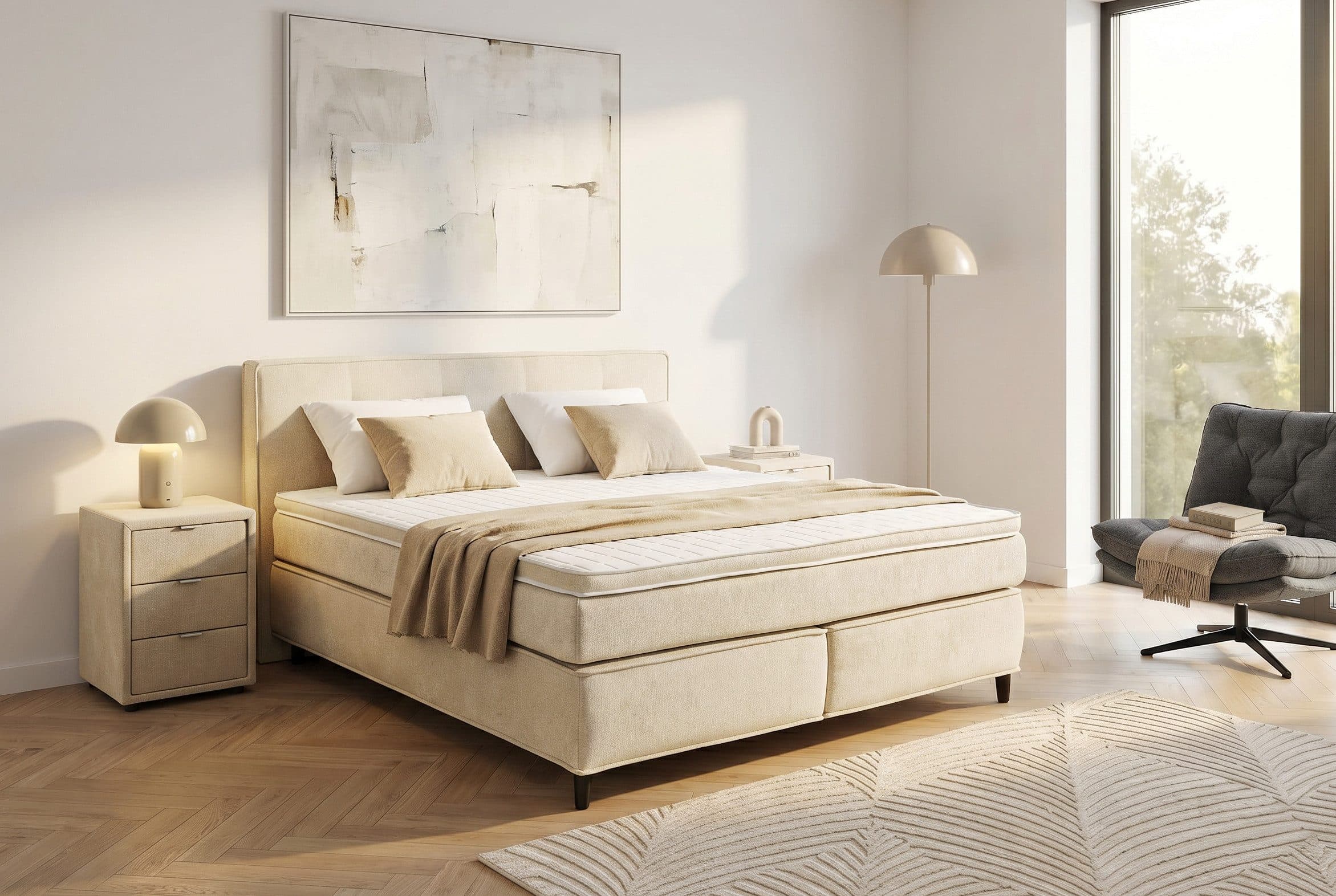 Jockenhöfer Gruppe Boxspringbett Capello | Beige