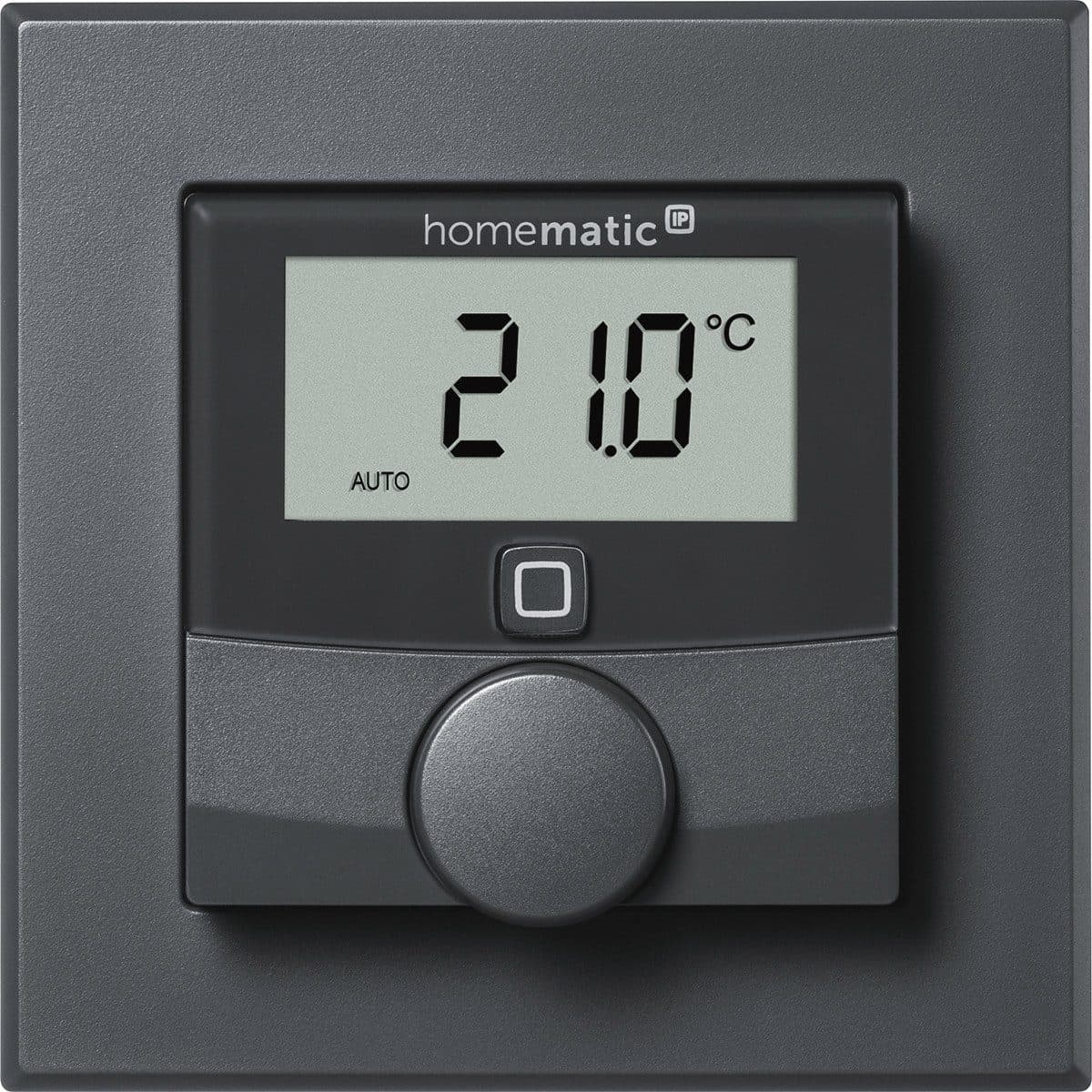Homematic IP Heizkörperthermostat Wandthermostat mit | Grau