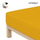 Schlafgut Basic Cotton Spannbettlaken | Gelb 2