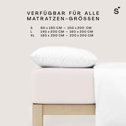 Schlafgut Basic Cotton Spannbettlaken | Beige