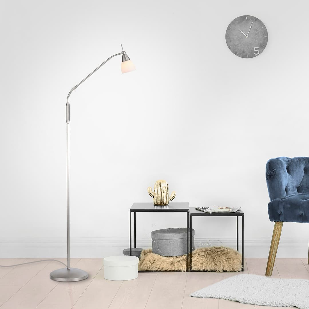 Paul Neuhaus Stehlampe PINO | Silber
