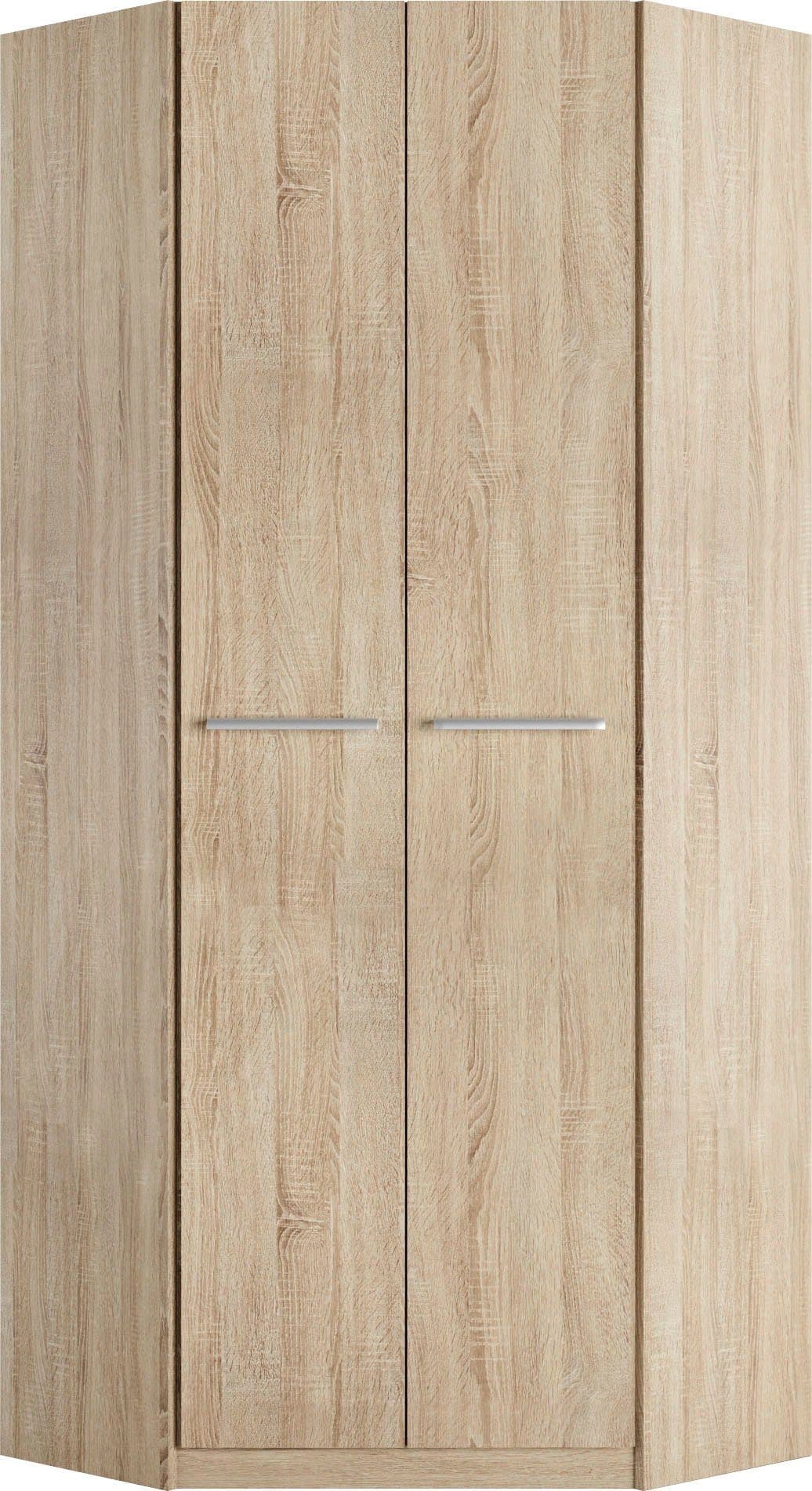 priess Eckkleiderschrank Barcelona | Holztöne