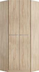 priess Eckkleiderschrank Barcelona | Holztöne 3